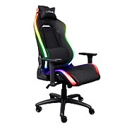 Scaun gaming Trust GXT 719 Ruya, iluminare RGB, 5 roti, ridicare pe gaz clasa 4, adjustabil pe inaltime, material piele PU si plastic, greutate maxima suportata 150 kg, negru_1