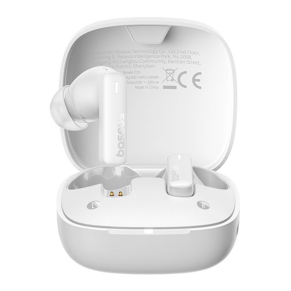 Casti Baseus Bowie E19 TWS,  wireless, bluetooth 5.3, microfon pe casca, durata de viata baterie 25 ore, alb_3