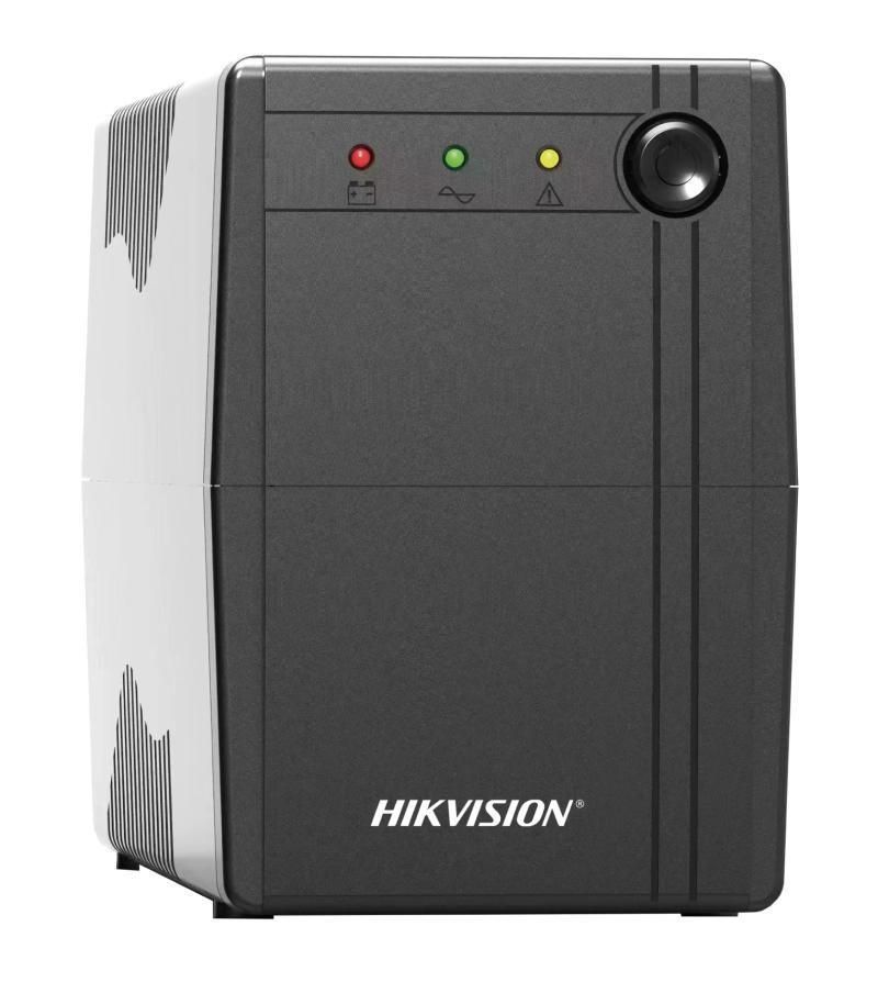 Oversea UPS Hikvision DS-UPS600; capacitate UPS: 600 VA / 360 W, input voltage range: 85 VAC to 150 VAC, frecventa input: 50/60 Hz self- adaptive, tip plug: Type B (NEMA 5-15), output voltage range: 110 VAC to 125 VAC, frecventa output: 50/60 Hz ± 0.5 Hz self-adaptive, tip outlet: Type B (NEMA_1
