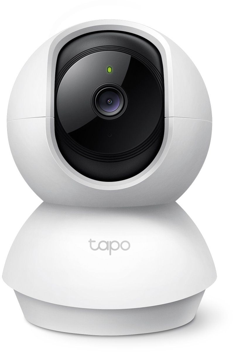 Pan/Tilt Home Security Wi-Fi Camera SPEC: 1080p, 2.4 GHz, Horizontal 360º FEATURE: Pan/Tilt, Smart Detection and Notifications (motion, people, baby crying), Motion Tracking, Sound and Light Alarm, Remote Control, Two-Way Audio, Voice Control (Works with Google Assistant and Alexa), Local Storage_1