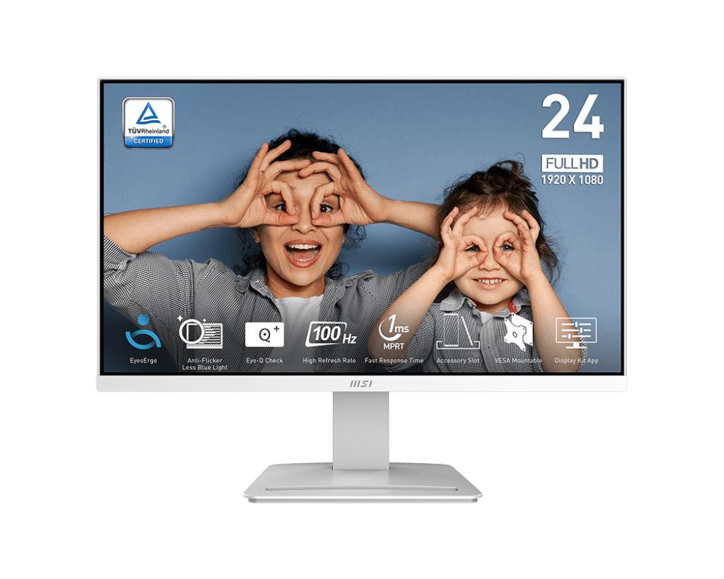 MSI 23.8  PRO MP2412W VA FHD 100Hz HDMI DP Monitor_1