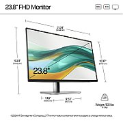 HP S5 PRO 524PF 23.8 FHD (1920x1080) IPS 350n 5ms DP HDMI HAS USB-B 3/3/0_5