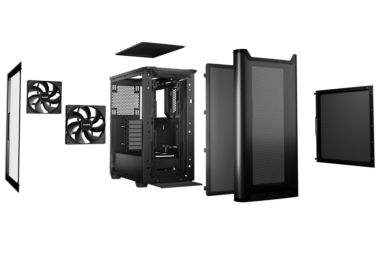 be quiet! PURE BASE 501 Airflow Window Black Midi Tower_5