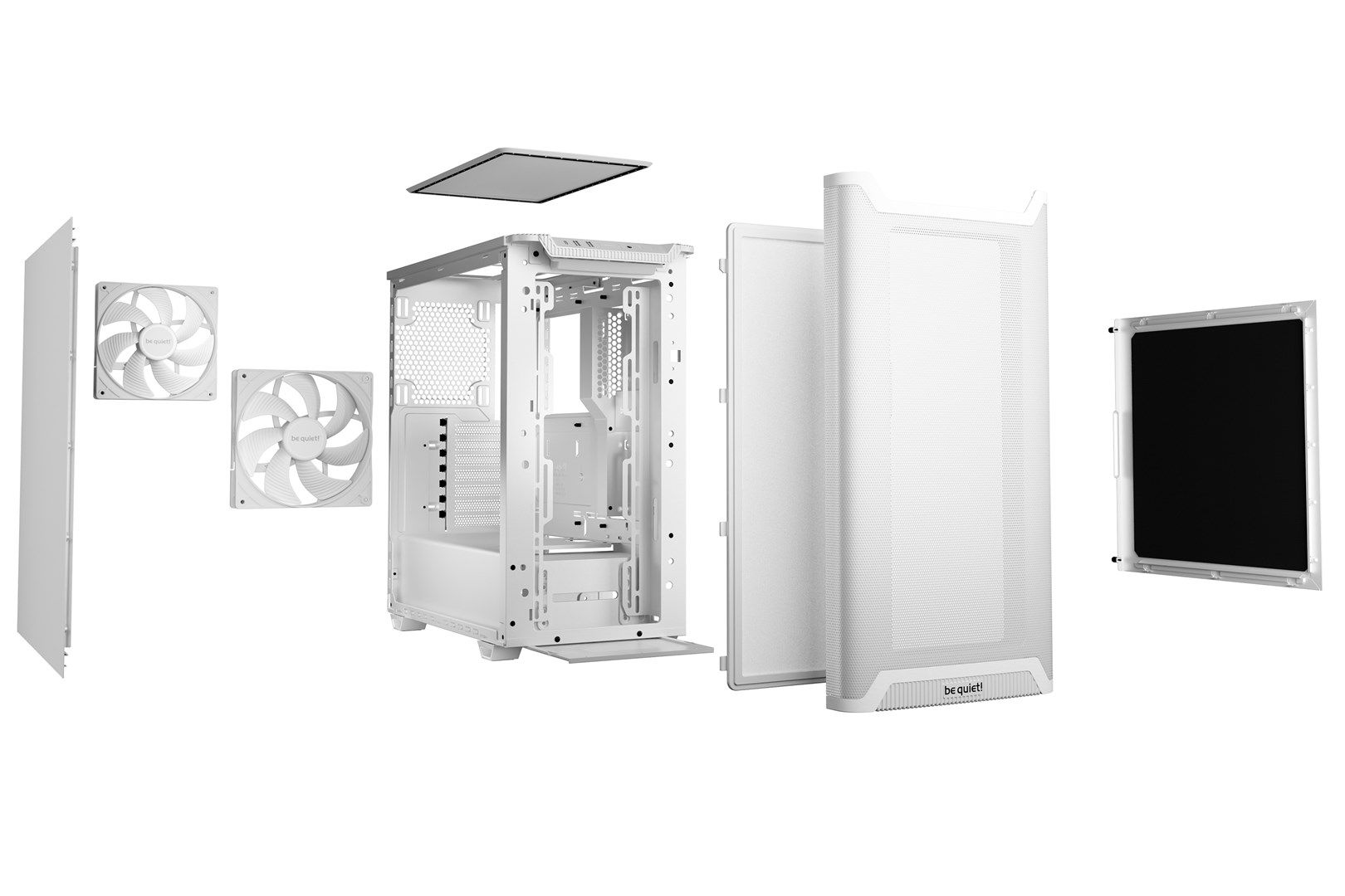 be quiet! PURE BASE 501 Airflow White Midi Tower_5