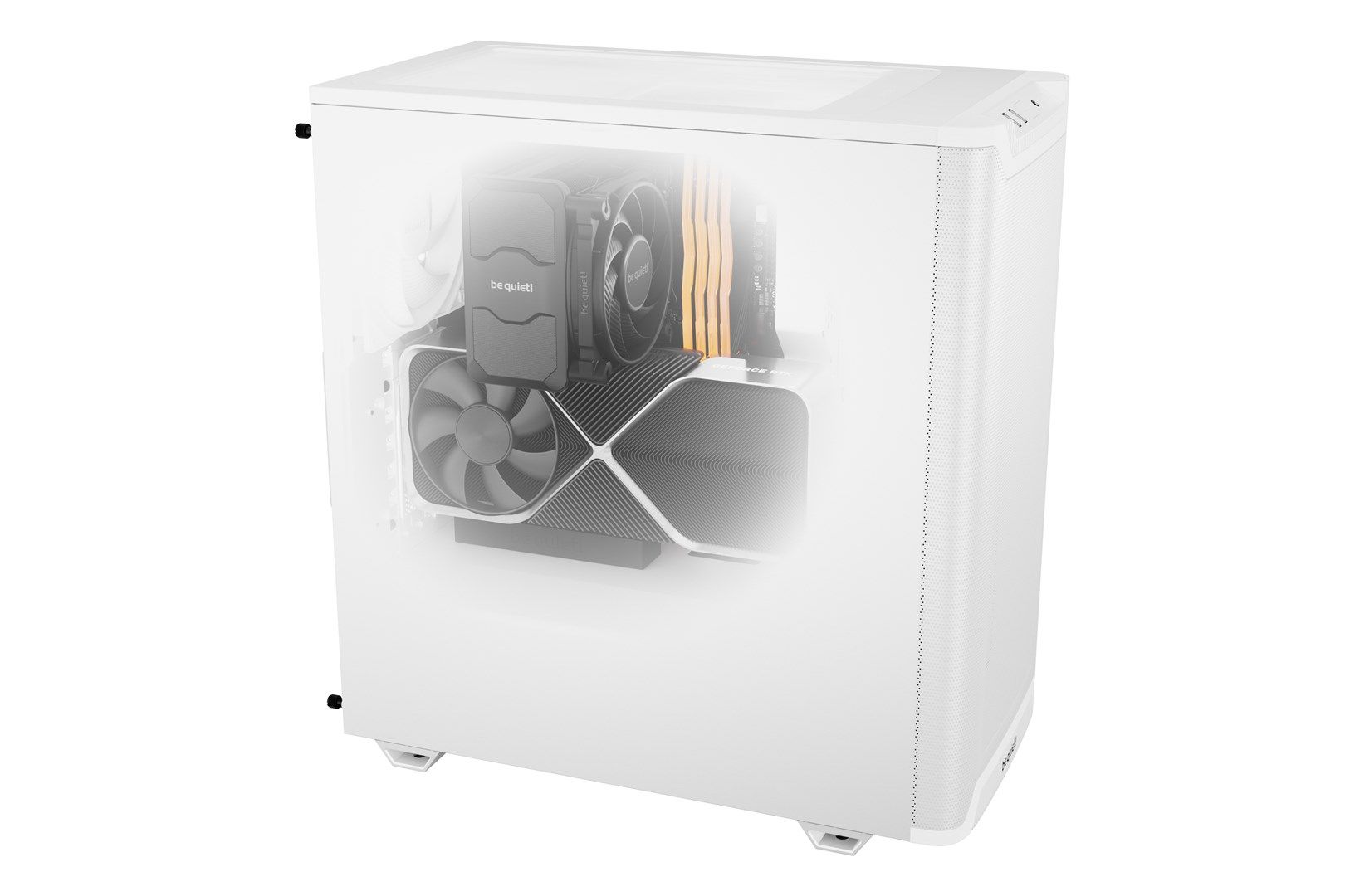 be quiet! PURE BASE 501 Airflow White Midi Tower_6