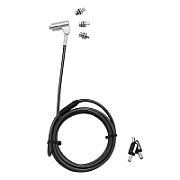Dicota Universal Sec.Cable Lock 3Exchangeable masterkeyed_1