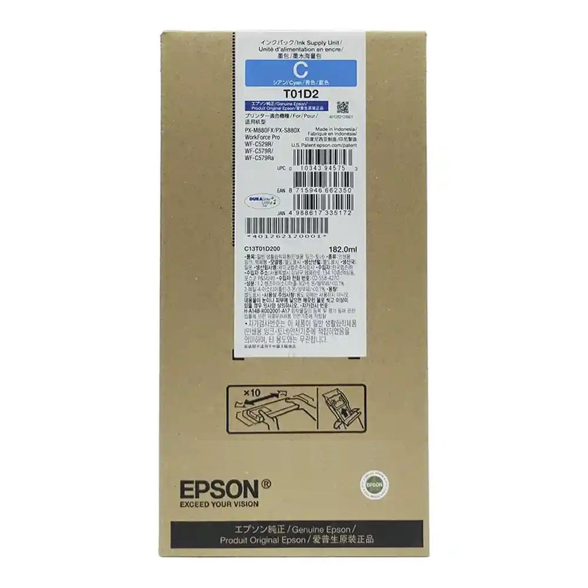 Epson WorkForce Pro WF-C529R / C579R Cyan XXL Ink Supply Unit_2