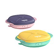 Farfurie silicon cu capac , galbena, U-Grow_3