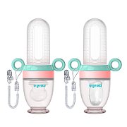 Dizpozitiv de hranire cu 2 tetine : suzeta fructe + lingurita, U-Grow_3