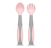 Set lingurita si furculita , roz, U-Grow_1