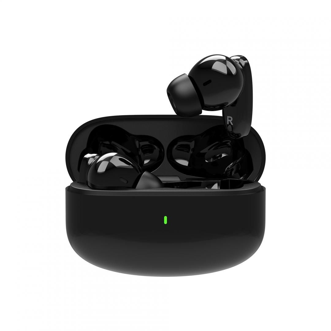 Casti Akai BTE-J400ENC wireless, bluetooth 5.3, putere intrare incarcare 200mA , capacitate baterie in standby pana la 72 ore, negru_2