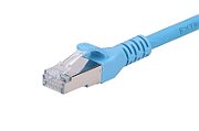 EXTRALINK LAN patchcord CAT.6A S/FTP 10m 10G shielded foiled twisted pair bare copper BLUE_2