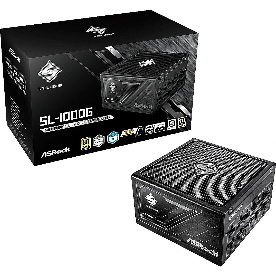 Zasilacz ASRock STEEL LEGEND 1000W 80 Plus Gold_1