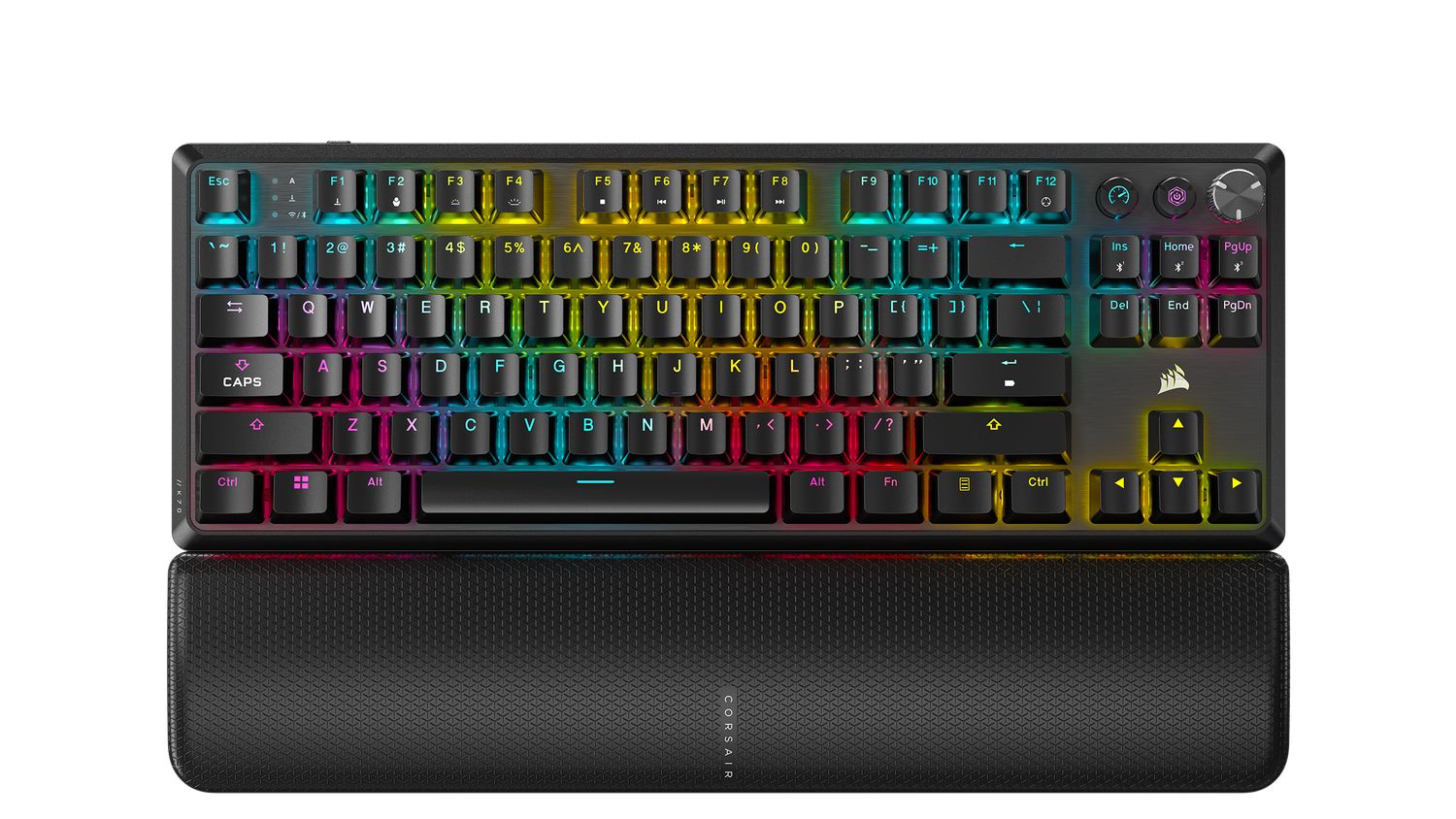 Tastatura mecanica CORSAIR K70 CORE TKL WIRELESS RGB, Corsair MLX RED with RGB Backlighting - Black USB 3.0 or 3.1 Type-A_1