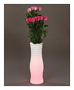 Flower vase with RGB LED backlight and remote control_1