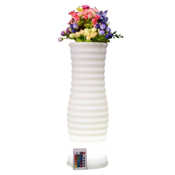 Flower vase with RGB LED backlight and remote control_2