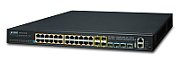 PLANET SGS-6341-24P4X switch-uri Gestionate L3 Gigabit Ethernet (10/100/1000) Power over Ethernet (PoE) Suport 1U Negru_1