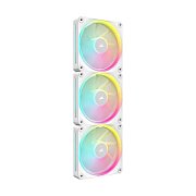 Ventilatoare Carcasa CORSAIR iCUE LINK LX120 3x120mm RGB ALB, viteza 0.400-2400 RPM +/- 10%, Airflow: 9.75-69.9 CFM, Presiune Statica: 0.13-5.22 mm-H2O, Nivel de zgomot: 10-36dBA_1