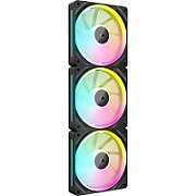 Ventilatoare Carcasa CORSAIR iCUE LINK LX120 3x120mm RGB NEGRU, viteza 0.400-2400 RPM +/- 10%, Airflow: 9.75-69.9 CFM, Presiune Statica: 0.13-5.22 mm-H2O, Nivel de zgomot: 10-36dBA_2