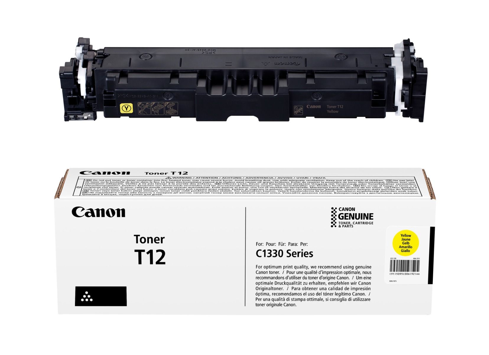 Canon 5095C006 toner cartridge 1 pc(s) Original Yellow_1