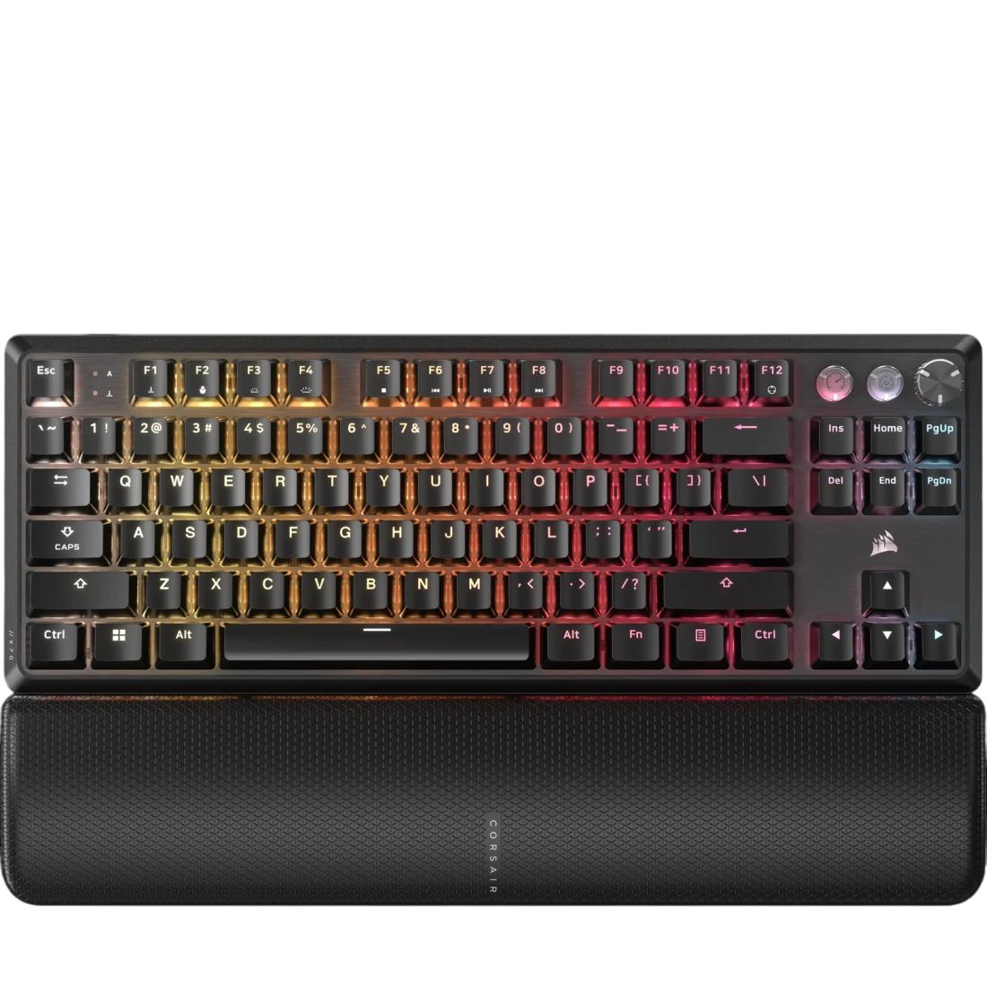 Tastatura Gaming Corsair K70 PRO TKL, RGB LED, switch CORSAIR MGX V2, USB, Negru_1