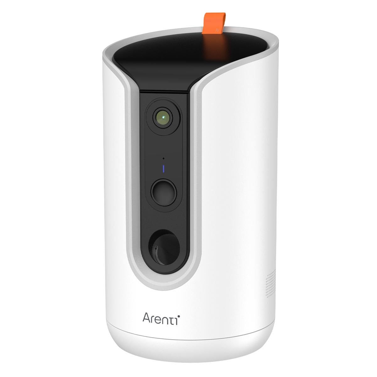 Camera supraveghere Arenti, 2K, 3MP, pentru animale de casa, cu dispenser de boabe, wireless 2.4/5 GHz, microSD max 256GB, detectie miscare si latrat, night vision 10m, audio bidirectional, pan si tilt, 