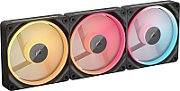 Ventilatoare Carcasa CORSAIR iCUE LINK LX120 REVERSE 3x120mm RGB NEGRU, viteza 2400 RPM +/- 10%, Airflow: 70 CFM, Presiune Statica: 3.8 mm-H2O, Nivel de zgomot: 35.1 dBA_1