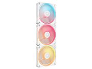 Ventilatoare Carcasa CORSAIR iCUE LINK LX120 REVERSE 3x120mm RGB ALB, viteza 2400 RPM +/- 10%, Airflow: 70 CFM, Presiune Statica: 3.8 mm-H2O, Nivel de zgomot: 35.1 dBA_2