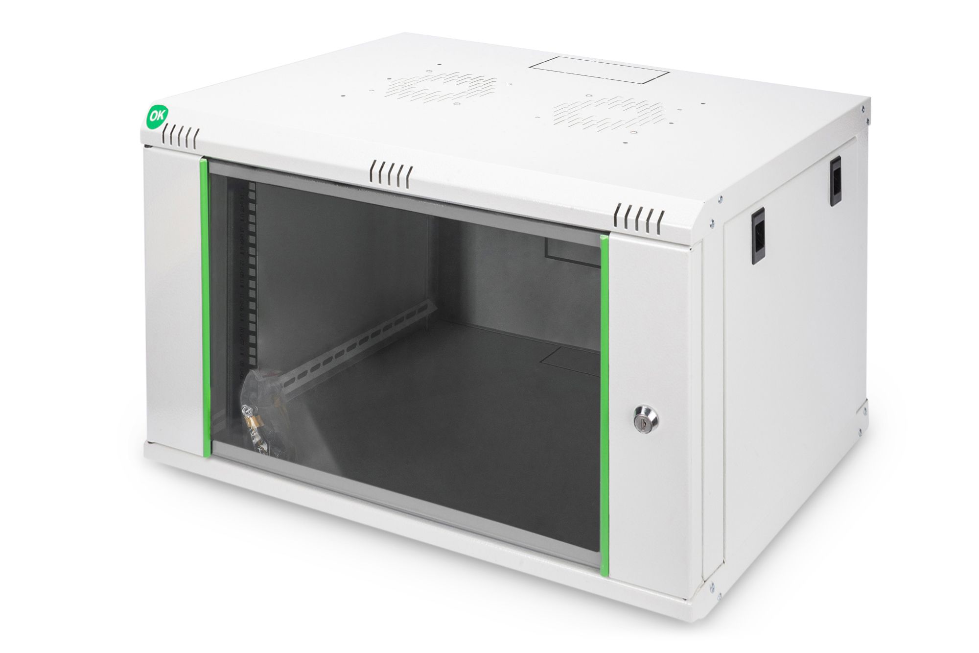 Digitus DN-19 09U-6/6 rack-uri 9U Raft montat pe perete Gri_3