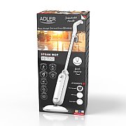 Adler Steam mop | AD 7057 | Power 1300 W | Water tank capacity 0.38 L | White/Grey_2
