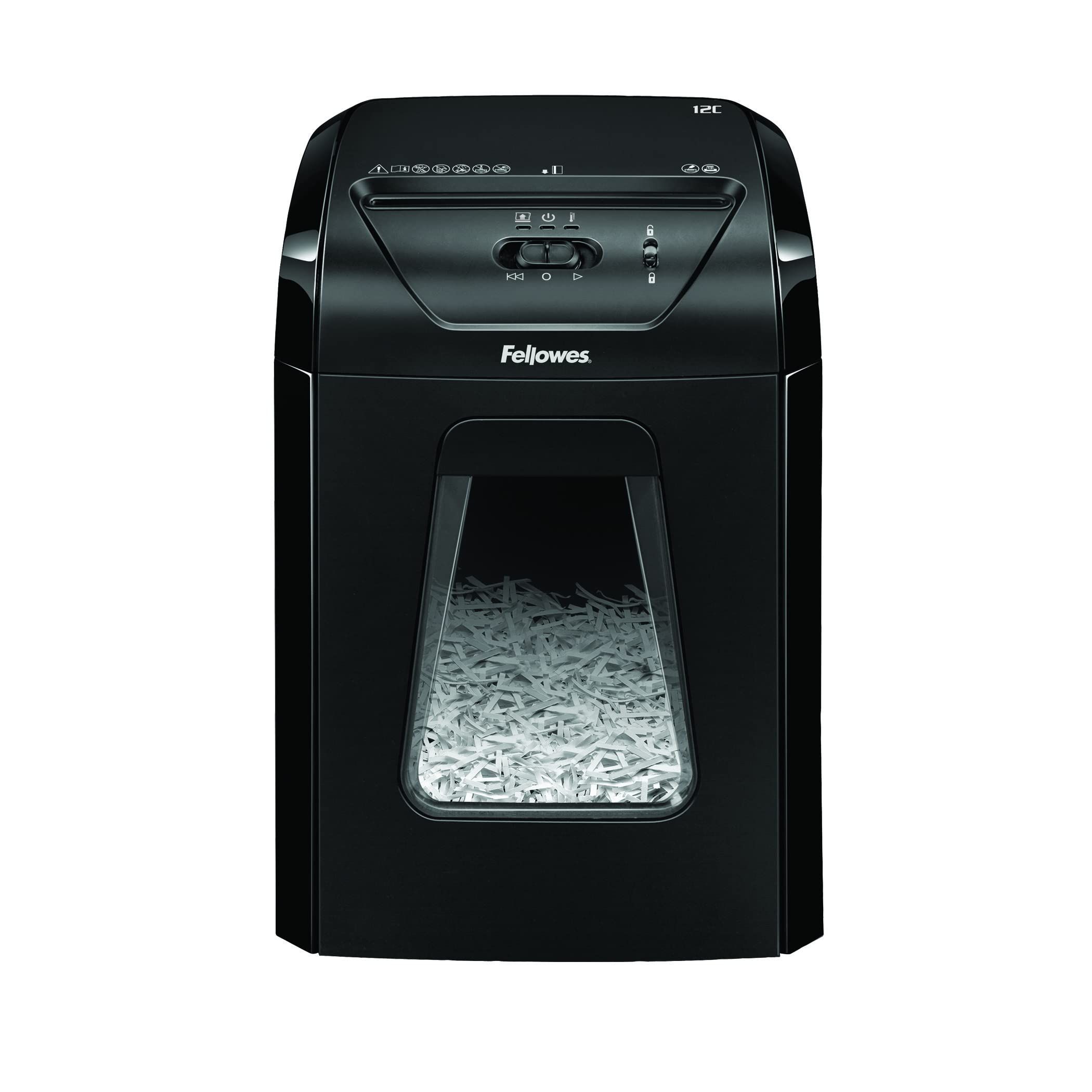 Fellowes Aktenvernichter Powershred   12C      schwarz_1