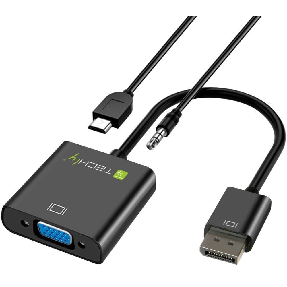 Techly HDMI zu VGA Konverter mit Audio und Micro-USB_1