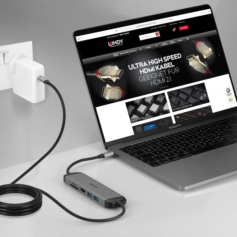 LINDY DST-Micro 140 USB Typ C 4K Laptop Micro Dockingstation_4