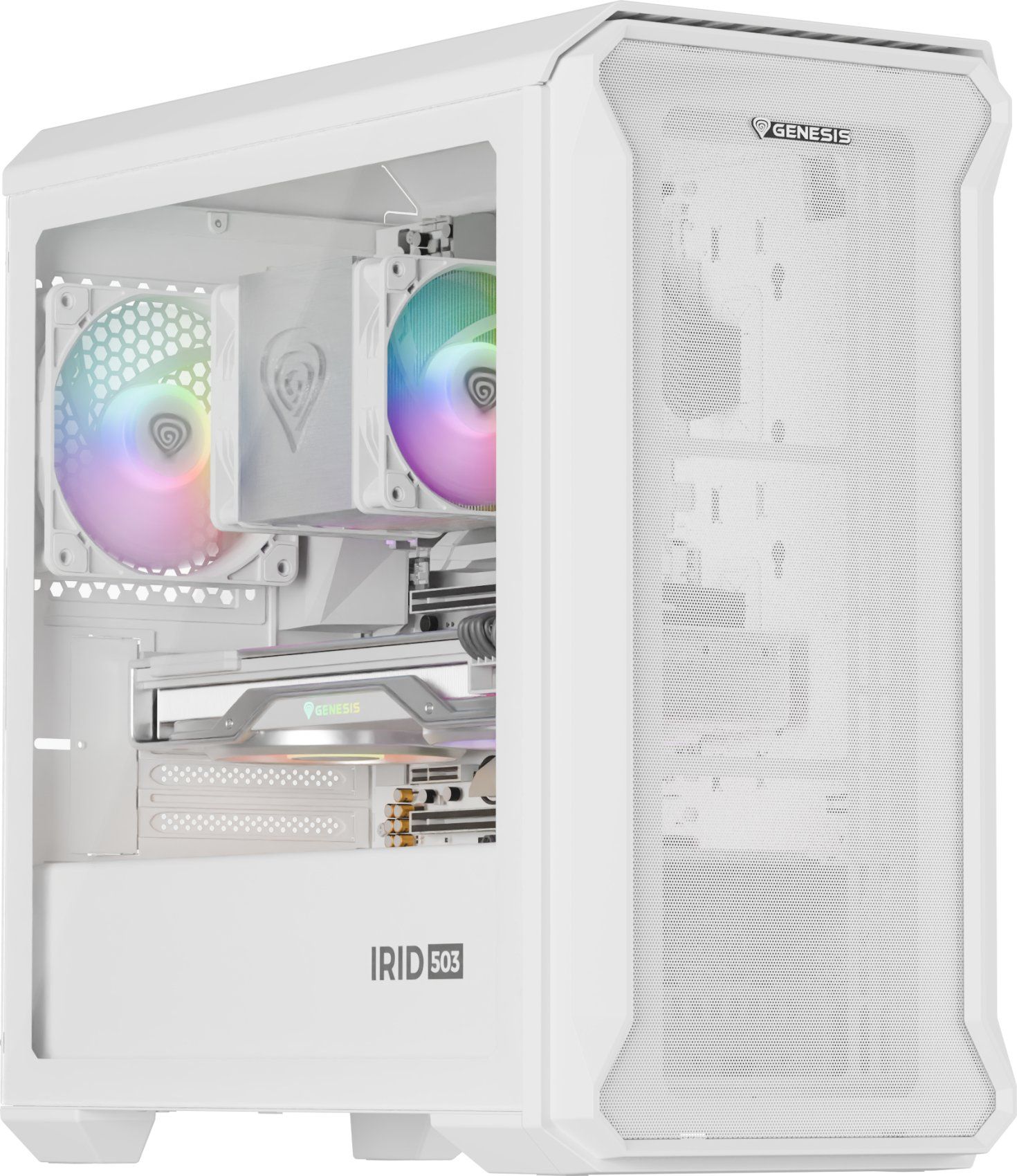 GENESIS IRID 503 ARGB LITE MATX MINI TOWER CASE WITH WINDOW WHITE_2