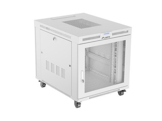 FLOOR STANDING RACK CABINET 19  15U 800X1000 GREY PERFORATED LCD DOOR LANBERG (FLAT PACK)_1
