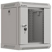 WALL-HUNG RACK CABINET 10  6U 300X300 GREY GLAZED DOOR LANBERG (FLAT PACK)_1