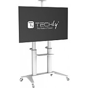 Mobile TV stand 70-120  up to 140kg adjustable 2 shelves_1