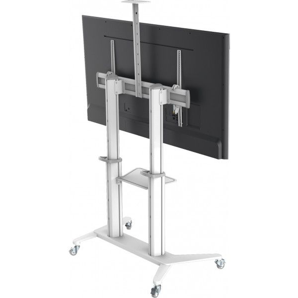 Mobile TV stand 70-120  up to 140kg adjustable 2 shelves_4