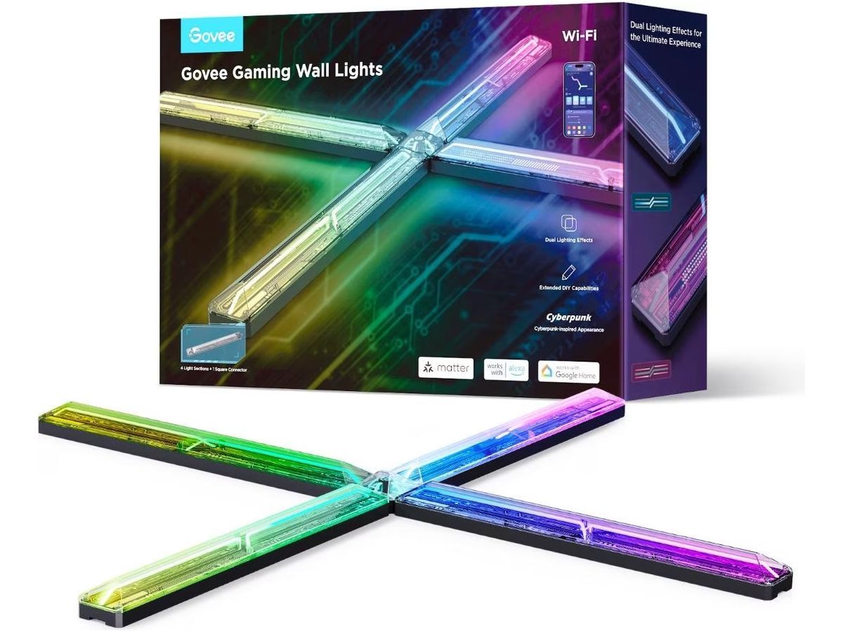 Govee H6063 Gaming Wall Light | LED Lighting | RGBIC  2.4GHz Wi-Fi + Bluetooth_1