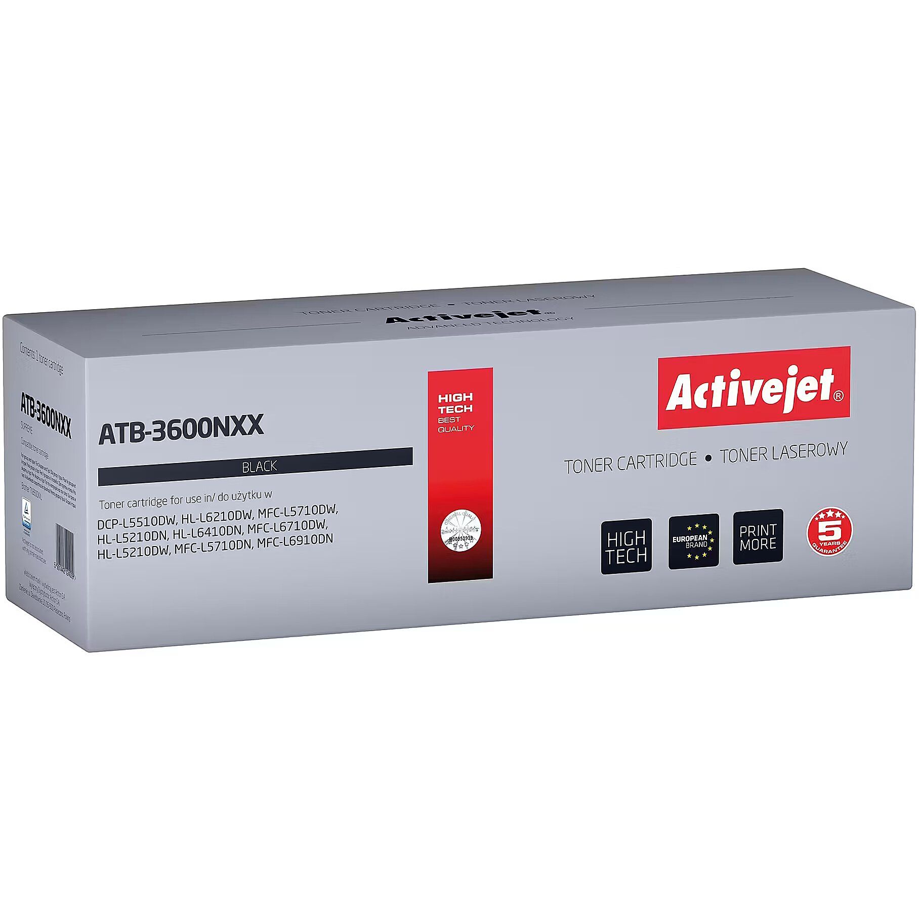 Activejet ATB-3600NXX Toner for Brother printers; ReplacementBrother TN3600XXL; Supreme; 11000 pages; black)_1