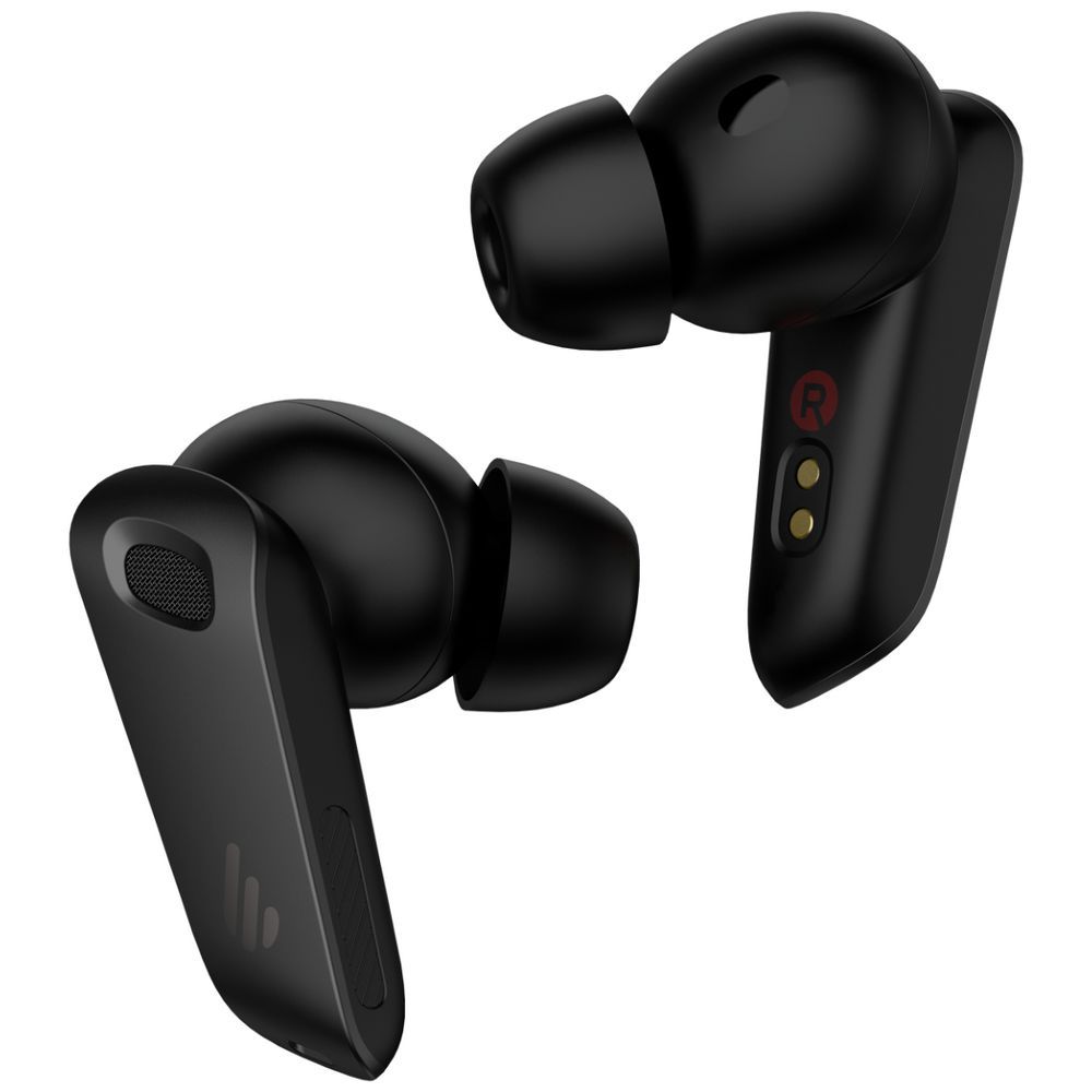 CASTI Edifier, wireless, intraauriculare - butoni, pt smartphone, microfon pe casca, conectare prin Bluetooth 5.4, negru, USB-C, ANC, IP54,  