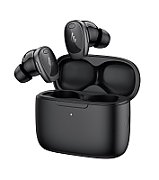 CASTI Edifier, wireless, intraauriculare - butoni, pt smartphone, microfon pe casca, conectare prin Bluetooth 5.4, negru, USB-C, ANC, IP55, 