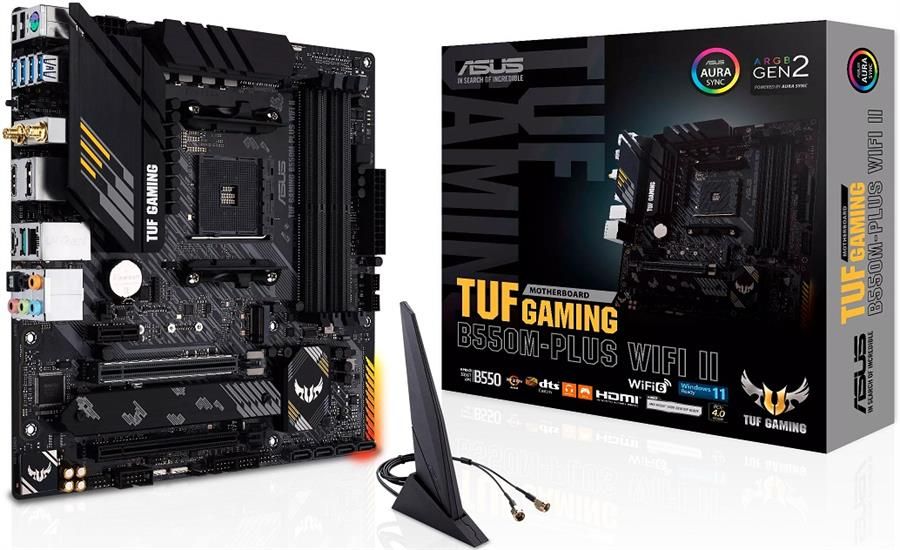 ASUS TUF GAMING B550M-PLUS WIFI II AMD B550 Socket AM4 micro ATX_3