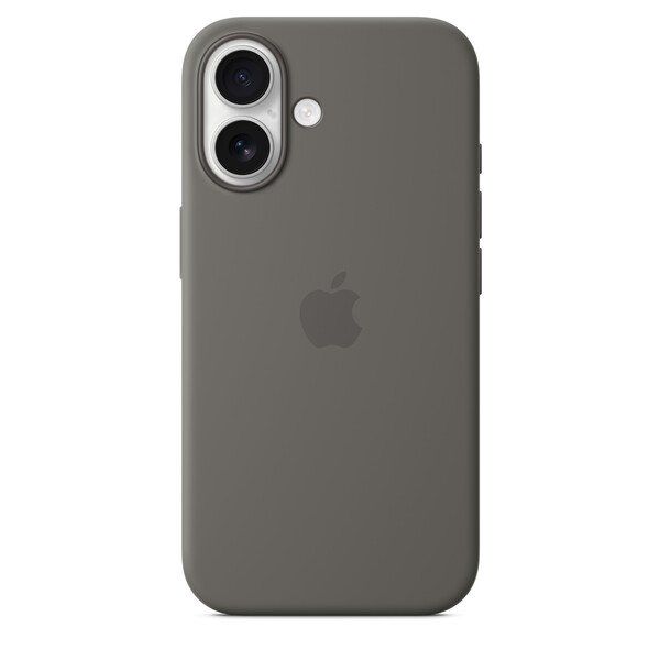 IPHONE 16 SILICONE CASE/WITH MAGSAFE - STONE GRAY_2