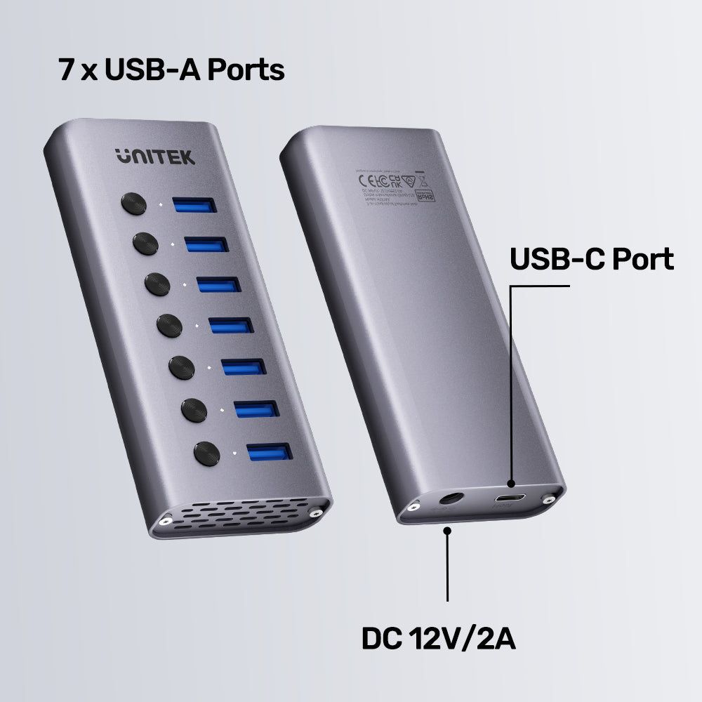 UNITEK HUB USB-A 7-IN-1 WITH SWITCHES_1