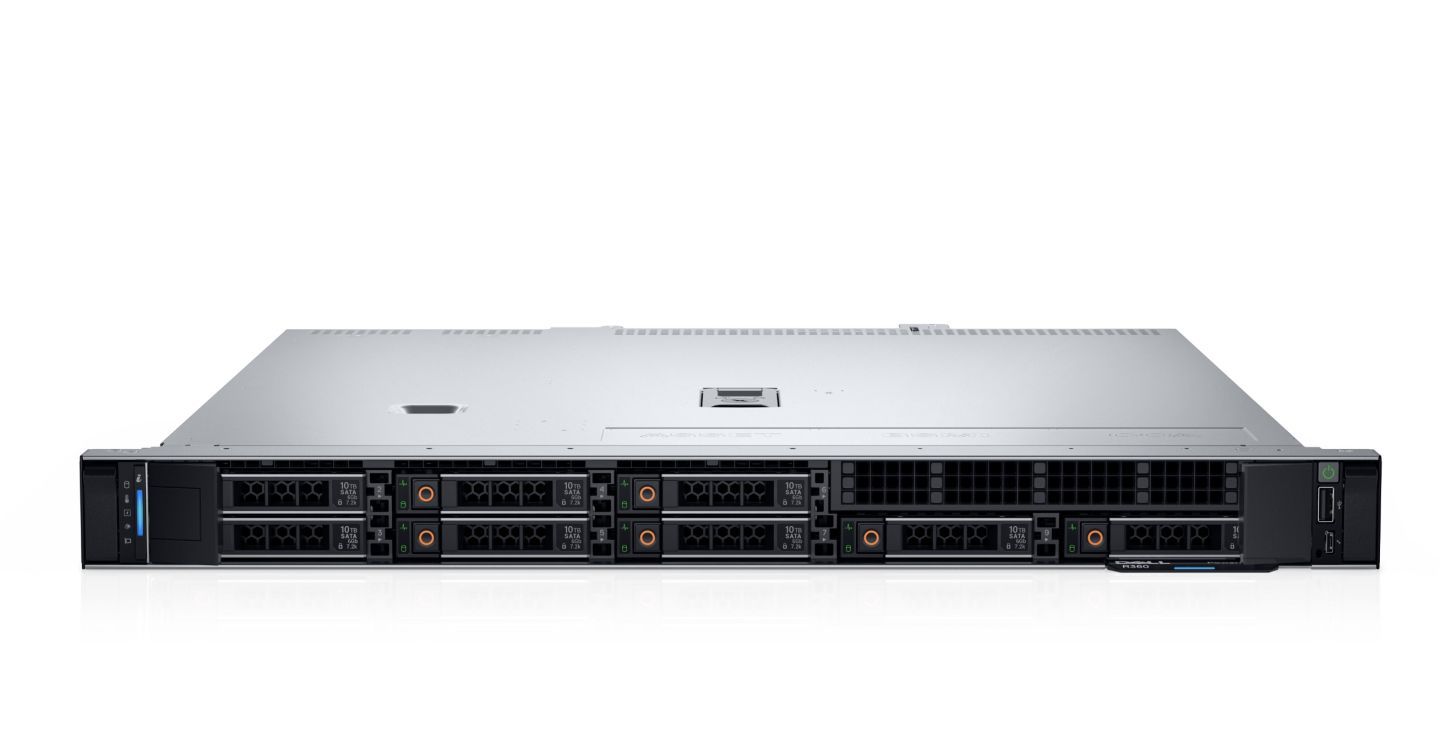 PowerEdge R360, Chassis 4x3.5 HP, Xeon E-2414, 1x16GB, 1x2TB SATA, Rails, Bezel, Broadcom 5720, PERC PERC H355, iDRAC9 Basic 16G, 1x700W, 3YBasic_6