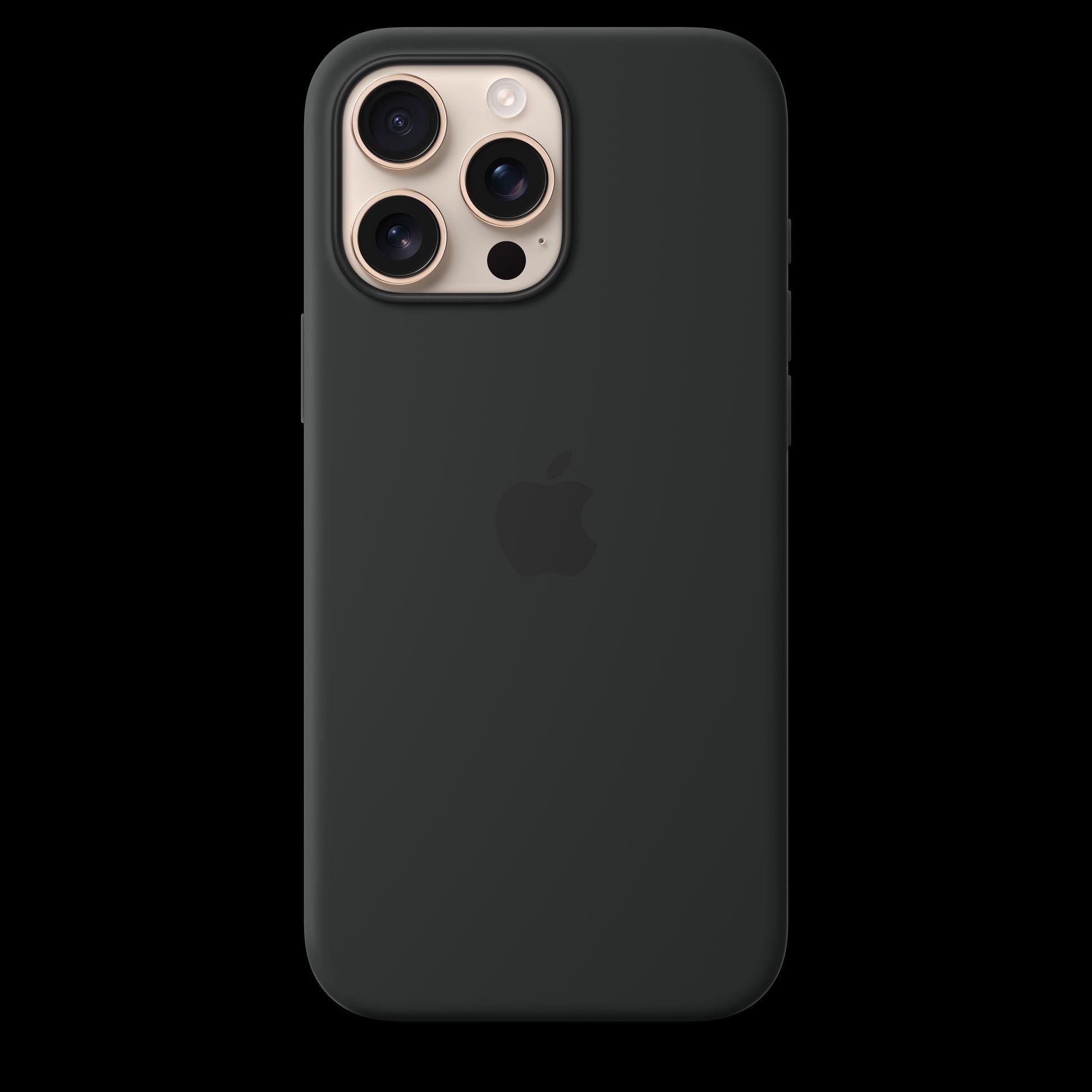 IPHONE 16 PRO MAX SILICONE CASE/WITH MAGSAFE - BLACK_1