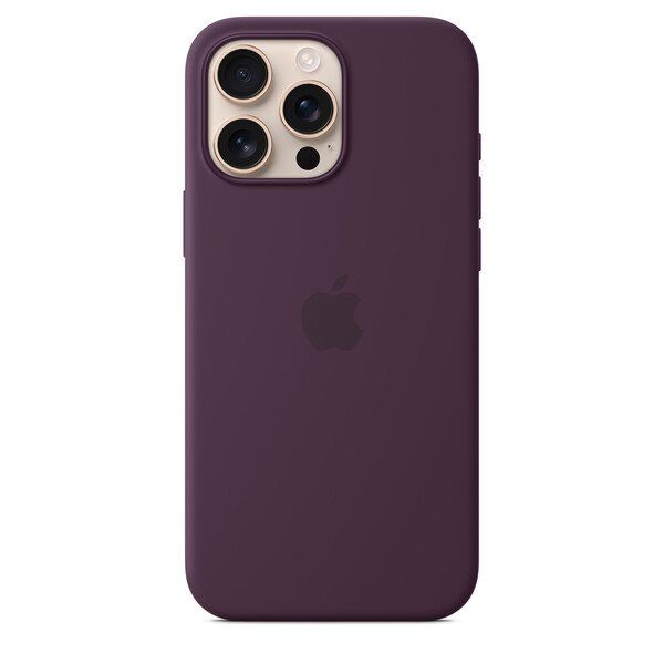 IPHONE 16 PRO MAX SILICONE CASE/WITH MAGSAFE - PLUM_1