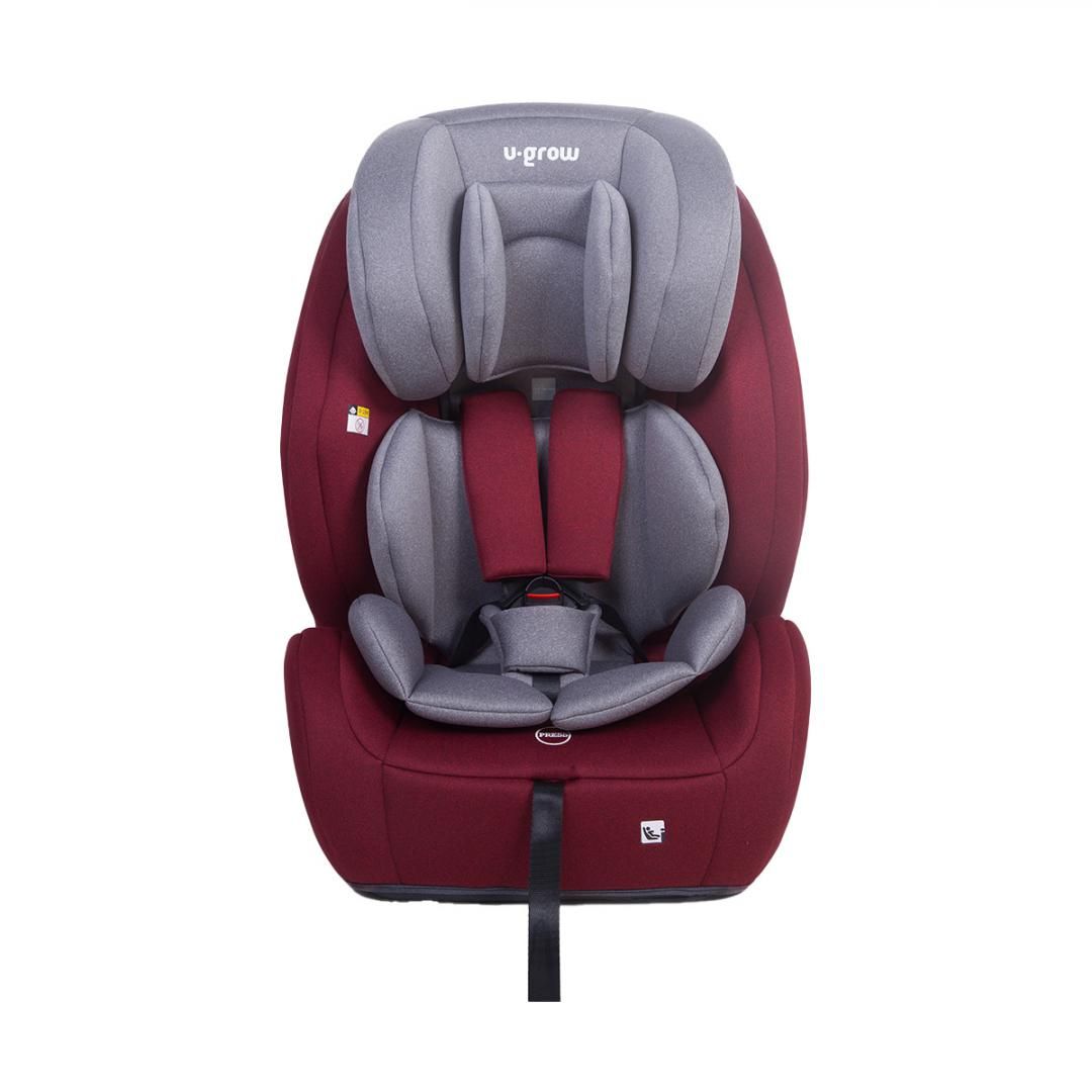 Scaun auto 76-150CM(15M-12Y), R129, isofix si top tether, rosu, U-Grow_1