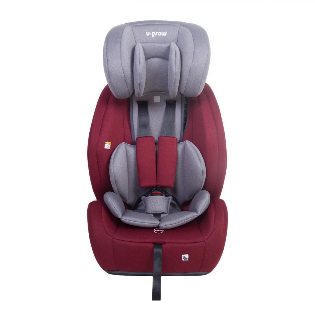 Scaun auto 76-150CM(15M-12Y), R129, isofix si top tether, rosu, U-Grow_4